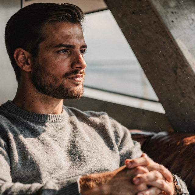 Luxury Morning Skincare Routine for Men in Winter