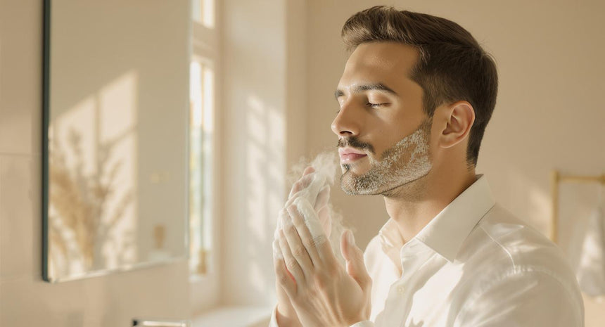 Professional men's lifestyle photography for Transition Your Summer Beard to Fall: Hydrate, Shape, Soften - Why fall changes your beard