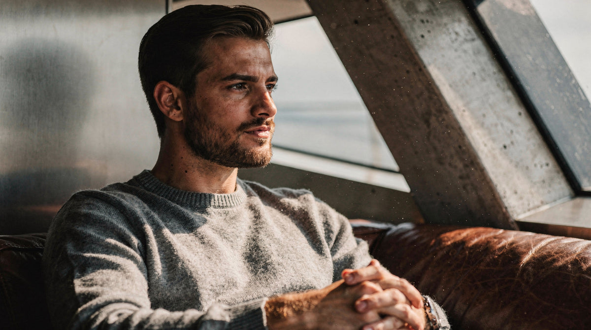 Luxury Morning Skincare Routine for Men in Winter