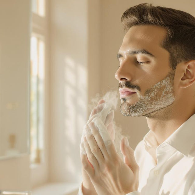 Professional men's lifestyle photography for Transition Your Summer Beard to Fall: Hydrate, Shape, Soften - Why fall changes your beard